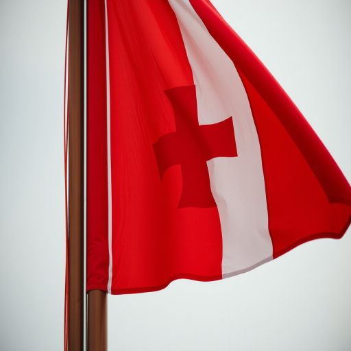 red and white flag