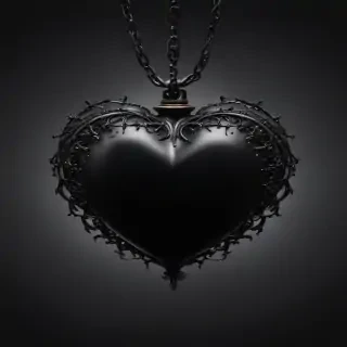 black heart pic