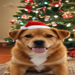 dog christmas photos