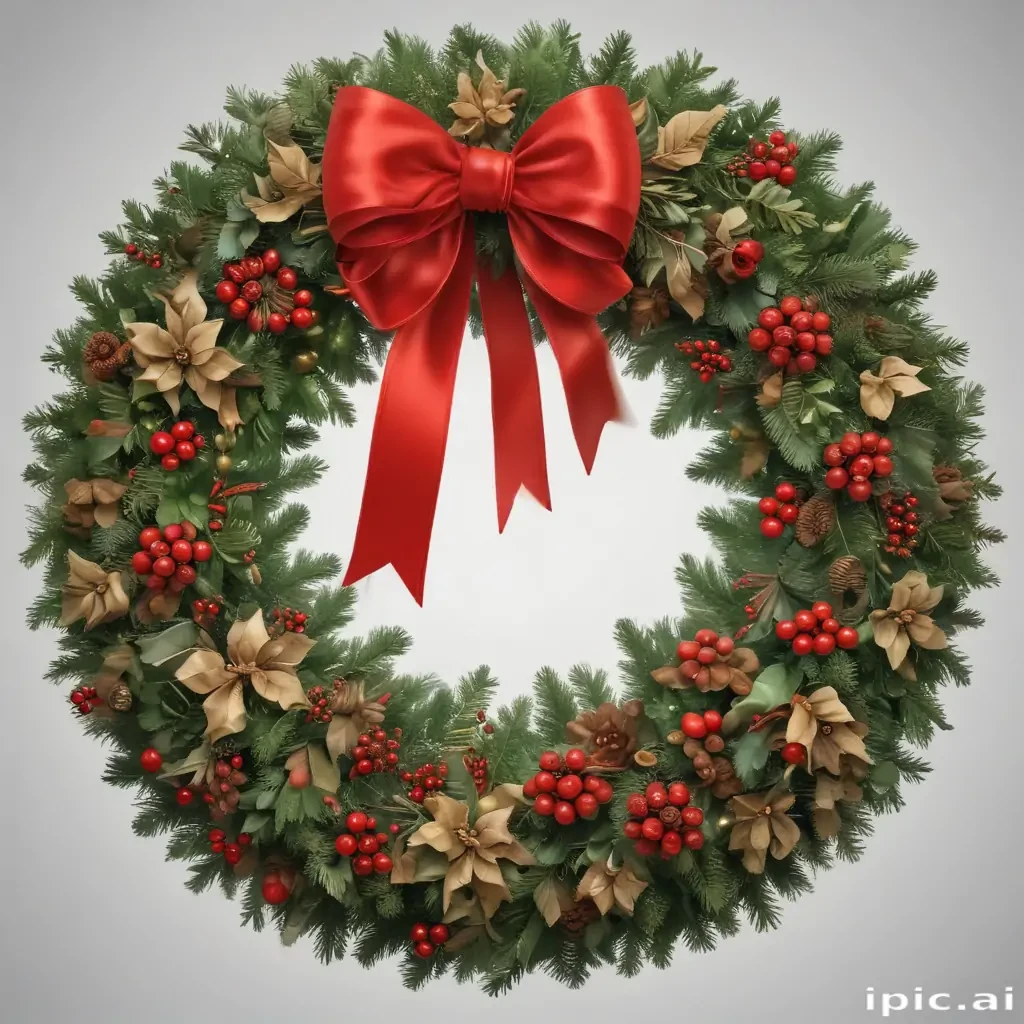 christmas wreath clip art