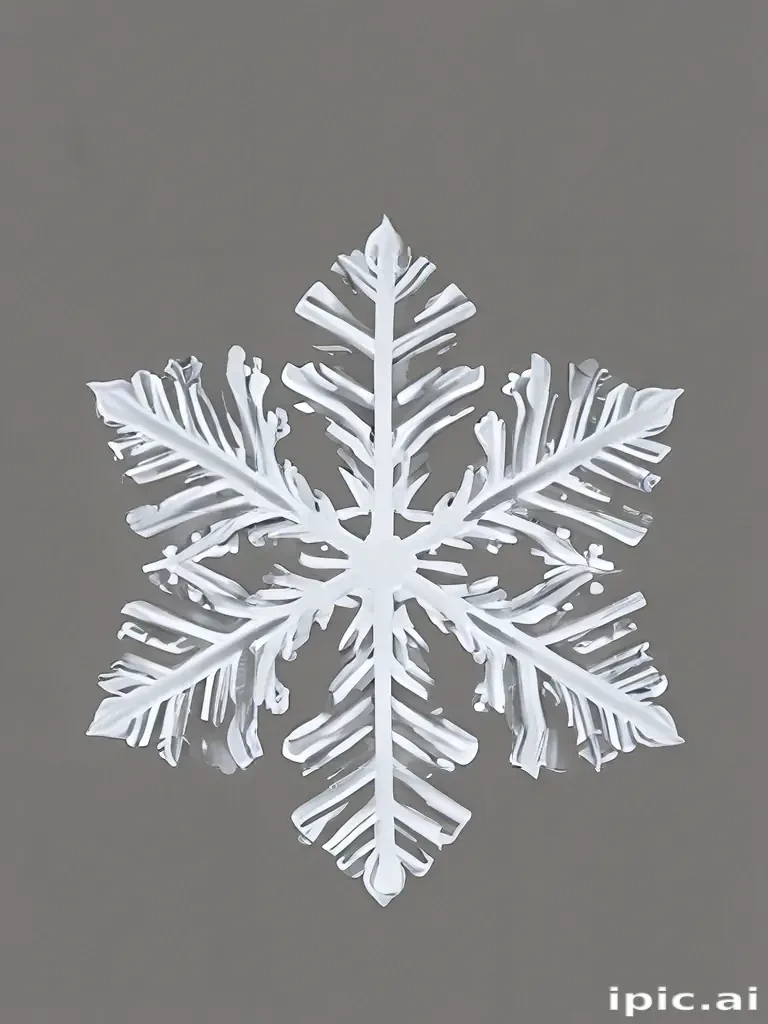 snowflake clipart transparent background