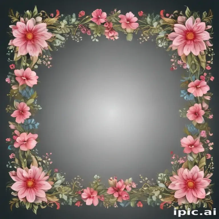 clipart borders flowers