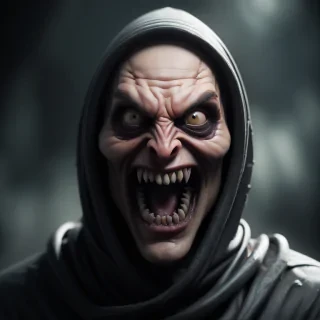scary face
