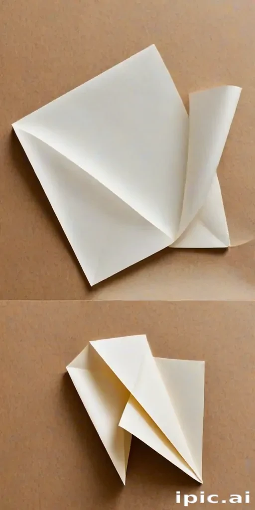 folded paper png