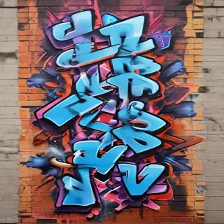 graffiti art background