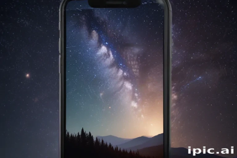 starry background iphone