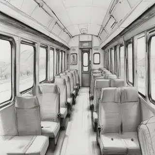 train sketch
