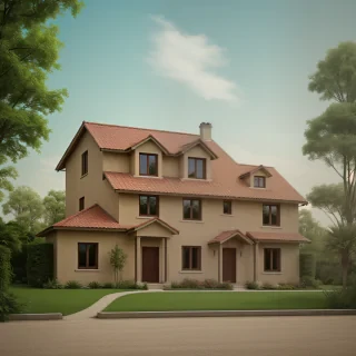 background of a house