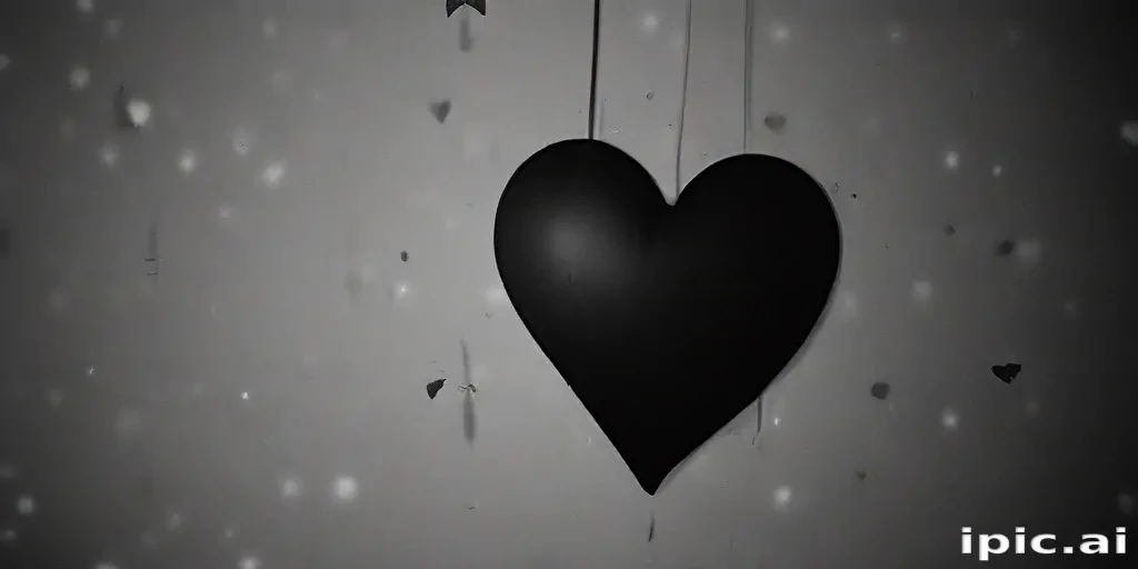 black heart aesthetic
