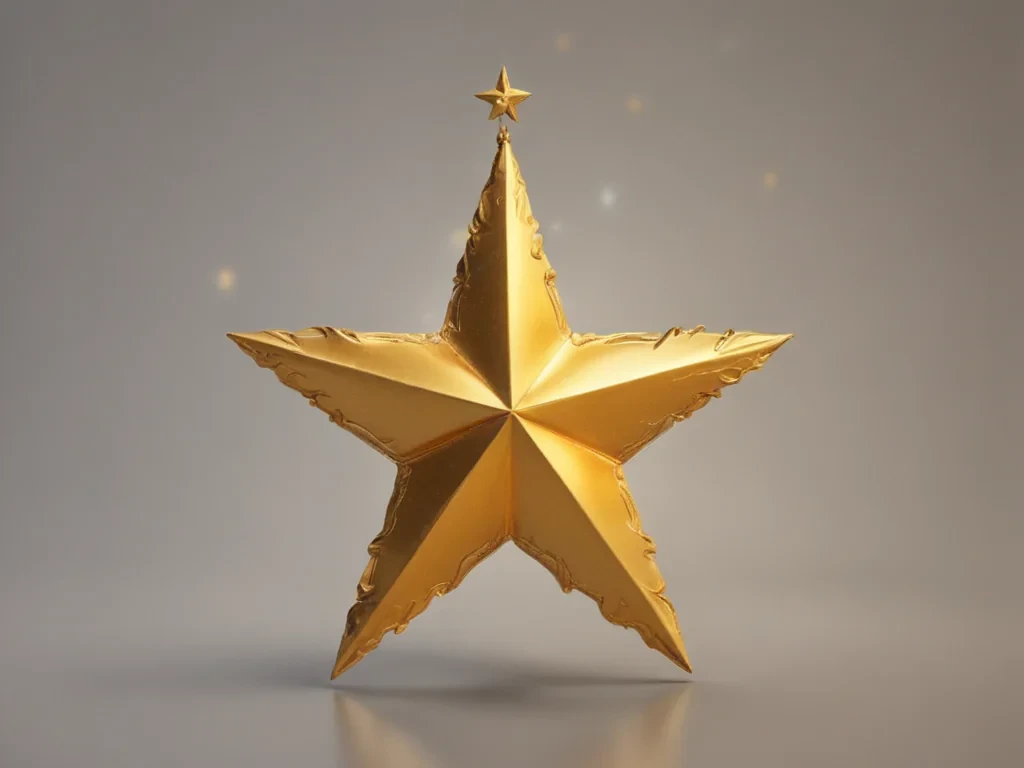golden star png