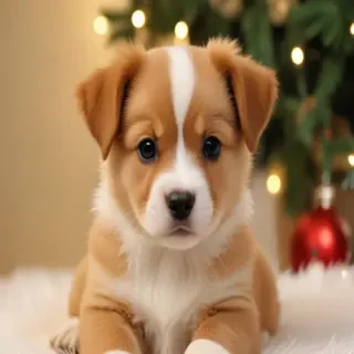 christmas puppy desktop backgrounds