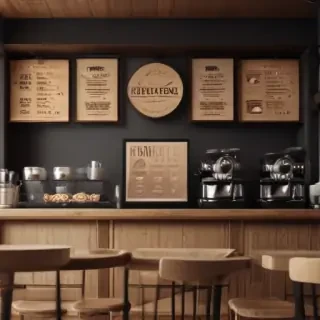 coffee shop mockup
