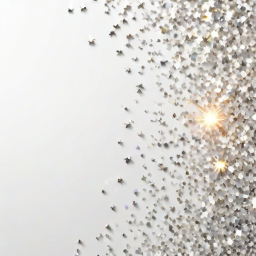 sparkles white background