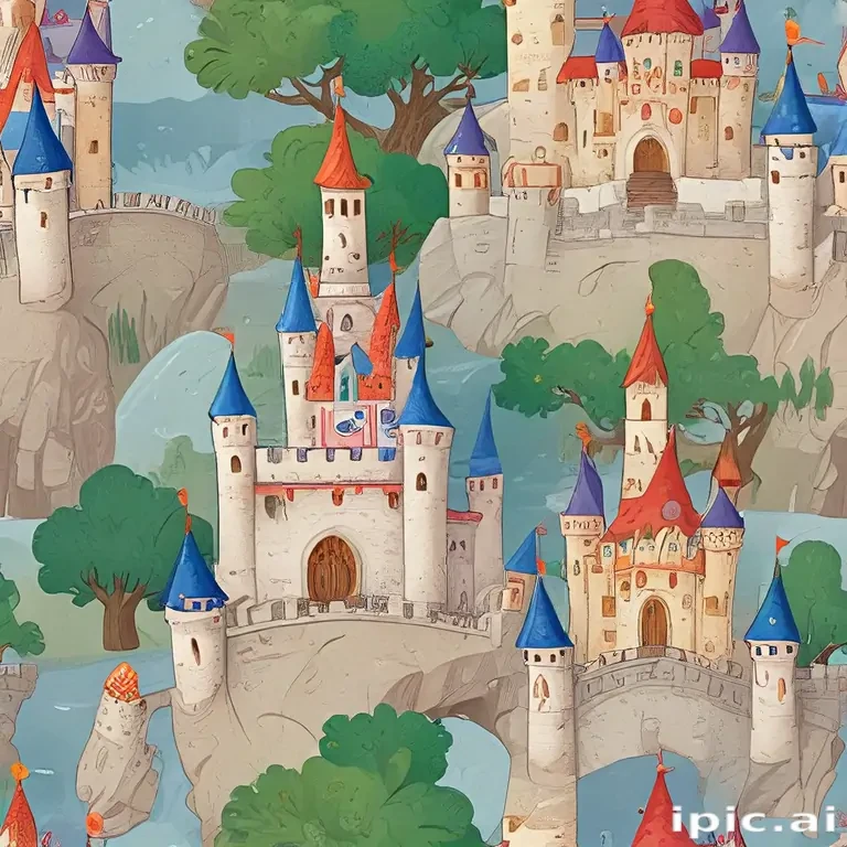 cartoon castle