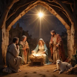 free nativity scene background images