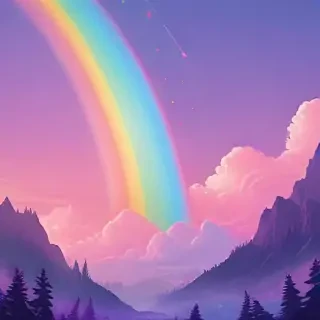 aesthetic rainbow backgrounds