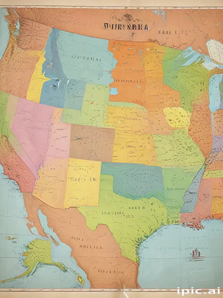 united states of america map