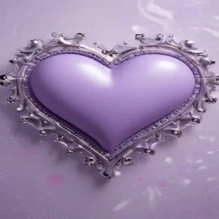 light purple heart wallpaper