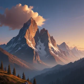 mountain silhouette