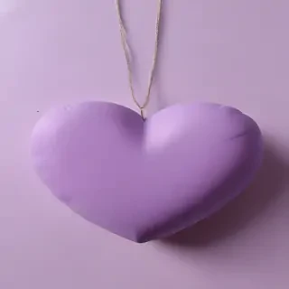 purple aesthetic heart