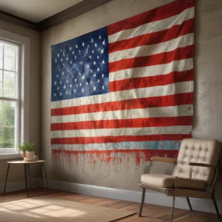 united states flag transparent