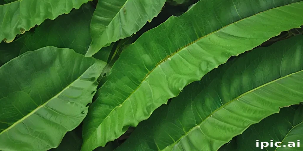 green leaf background
