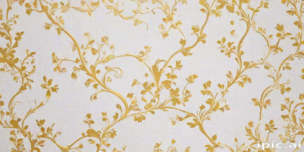 white & gold background