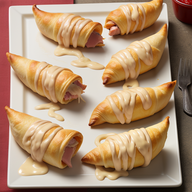 ham and cheese crescent rollups