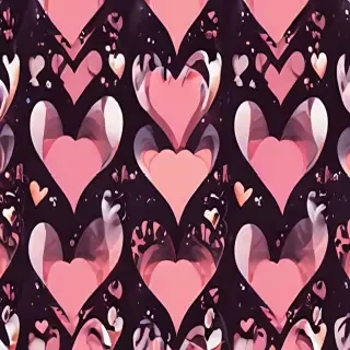 aesthetic hearts wallpaper