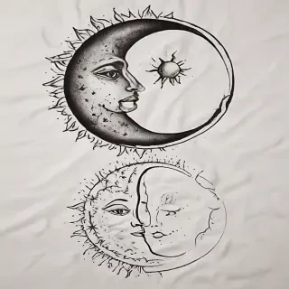sun and moon