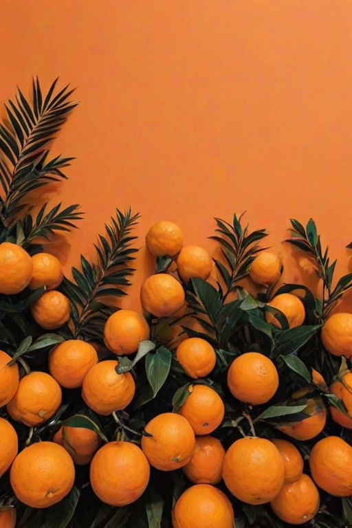 aesthetic orange background