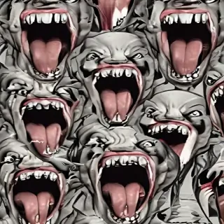 screaming background