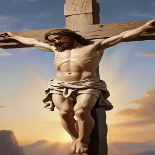 a picture of jesus on the cross