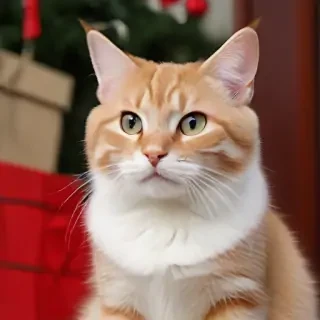 pictures of cats for christmas