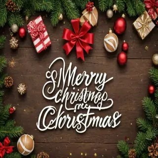 text merry christmas png