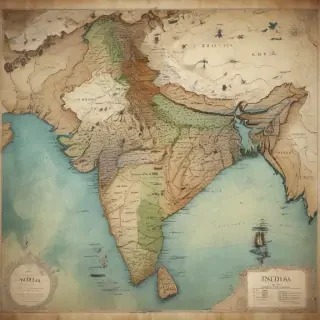 map of india