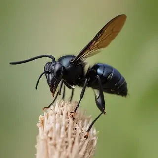 black wasp