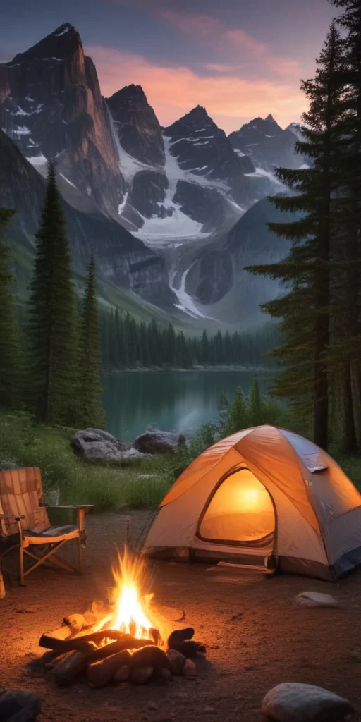 camping background