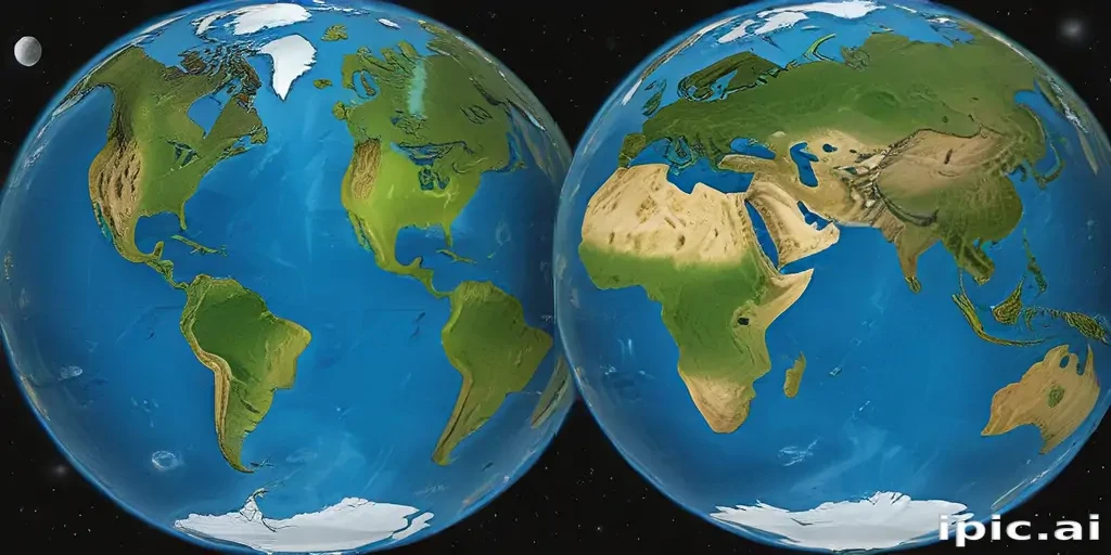 cartoon picture of planet earth