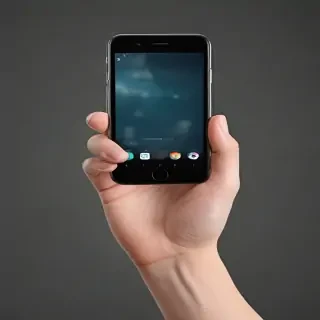 hold phone png