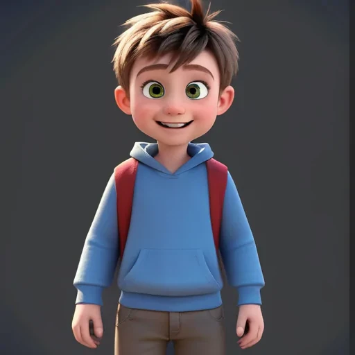 animated boy