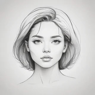 aesthetic line art