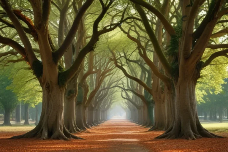 trees no background