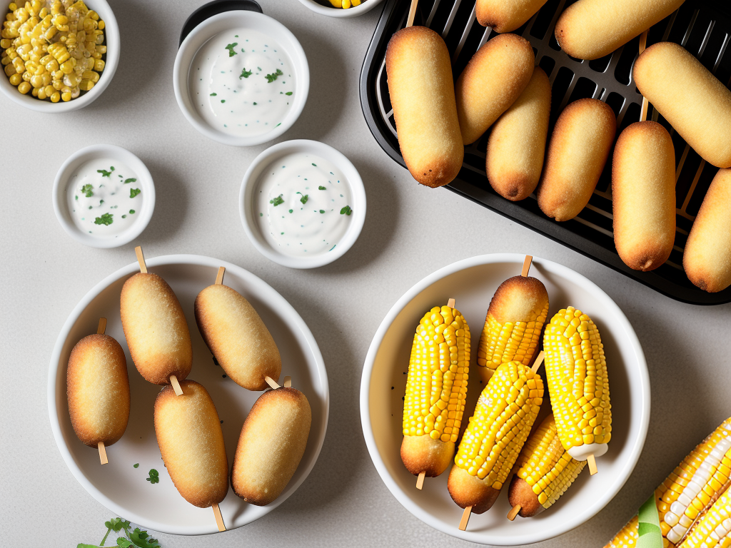 air fryer mini corn dogs
