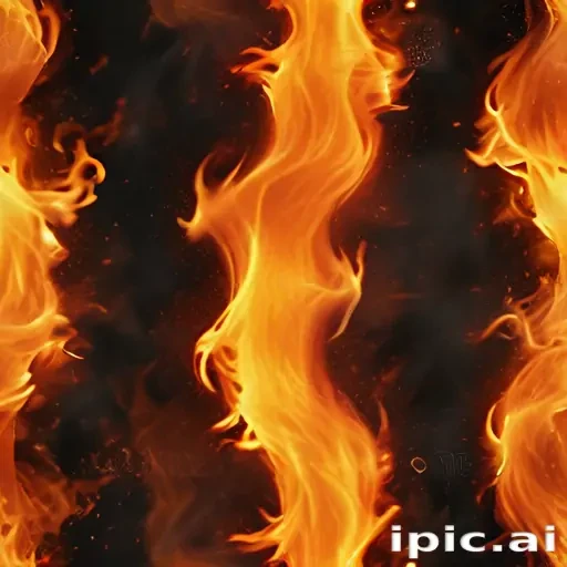 background on fire