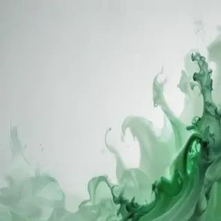 white and green background