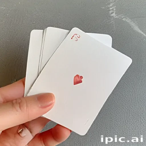 holding card