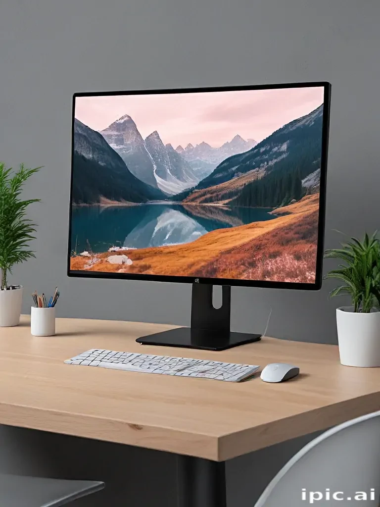 pc screen mockup