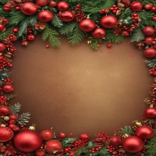 christmas background frame