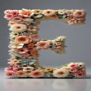 floral letters